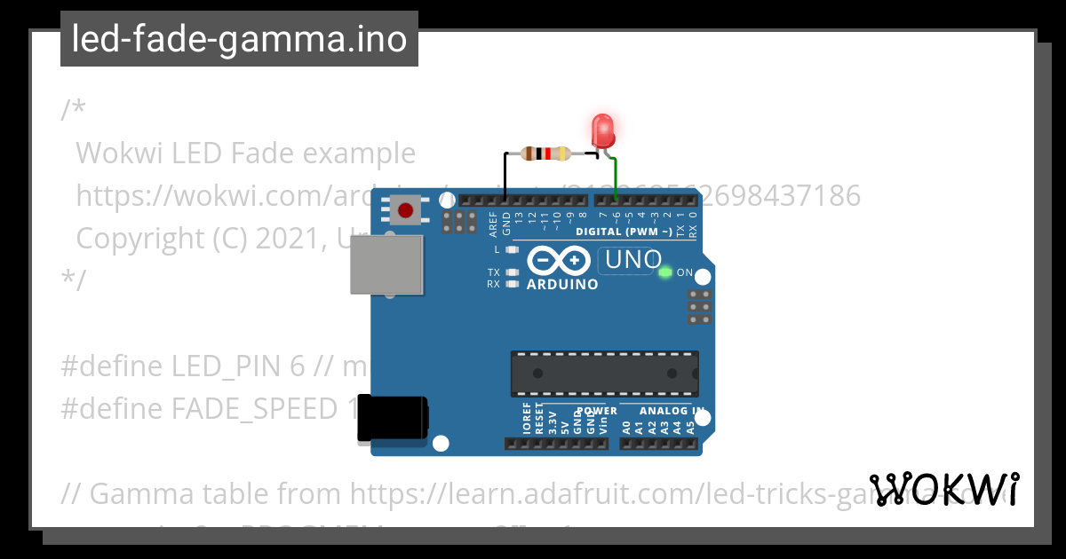 10 beautiful smartLED projects (addressable LEDs) using Arduino simulator  on Wokwi, Arduino