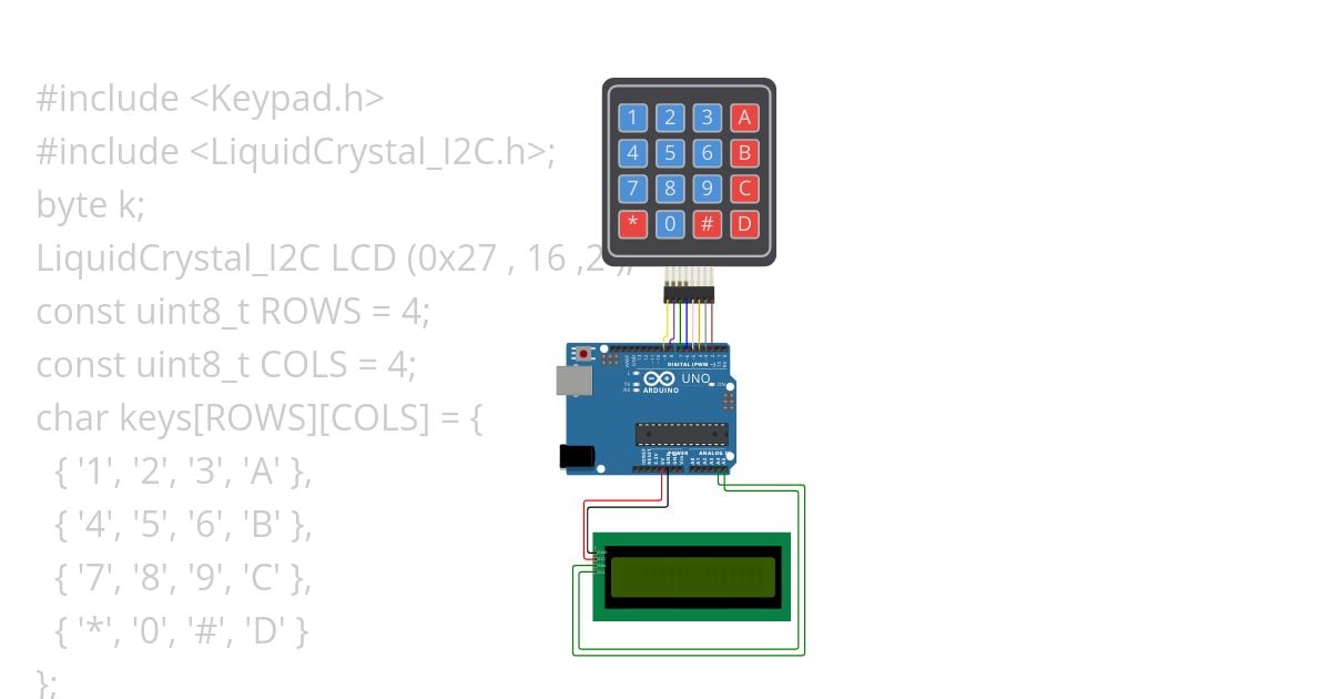 keypad-input.ino simulation