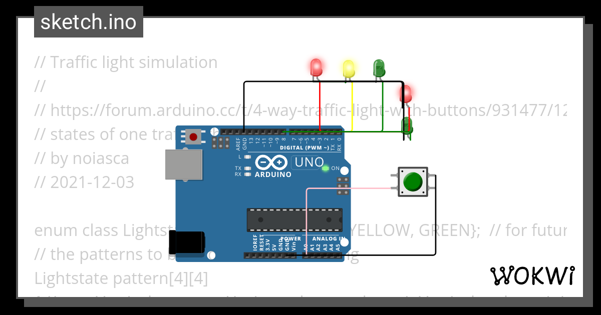 Problem with traffic light control programme  Programming Questions   Arduino Forum