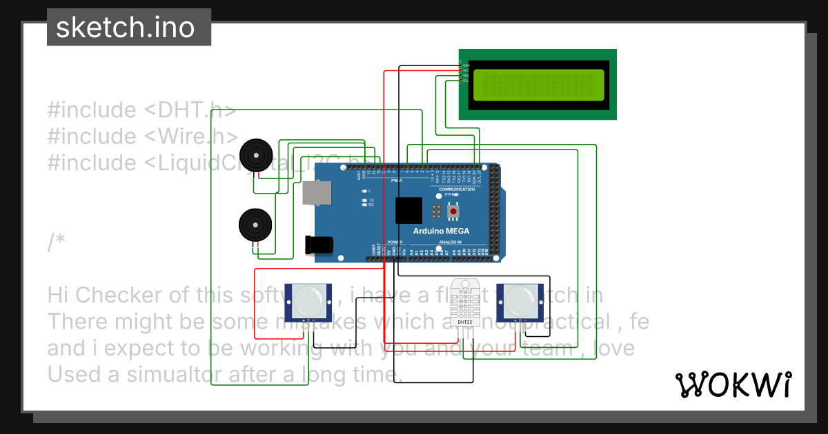 Sketch ino Wokwi ESP32 STM32 Arduino Simulator