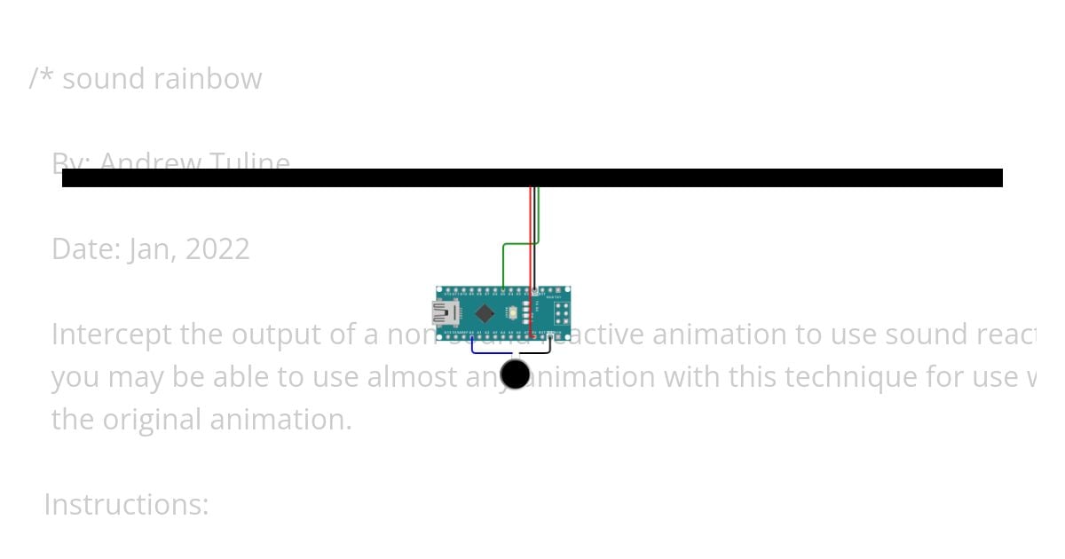 sound_rainbow.ino simulation