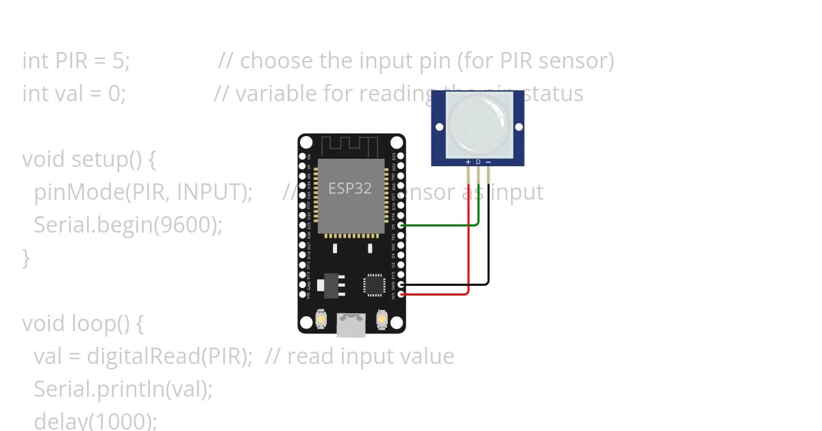 esp07_PIR simulation