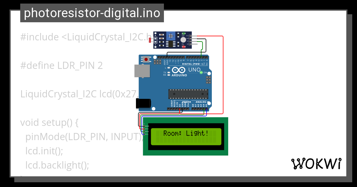 photoresistor-digital.ino - Wokwi ESP32, STM32, Arduino Simulator