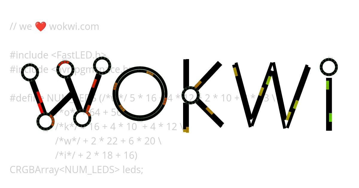 Wokwi_logo_614_LEDs_CRGBSet.ino simulation