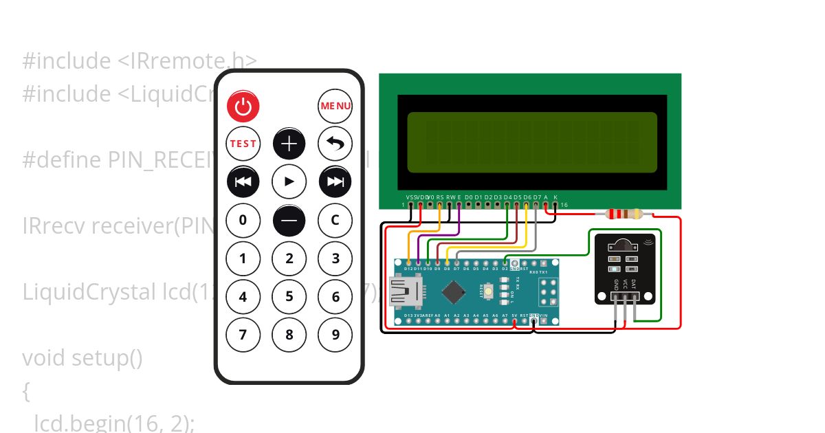 ir-receiver.ino simulation