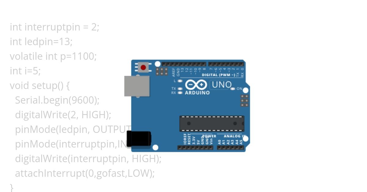 interrupt.ino simulation