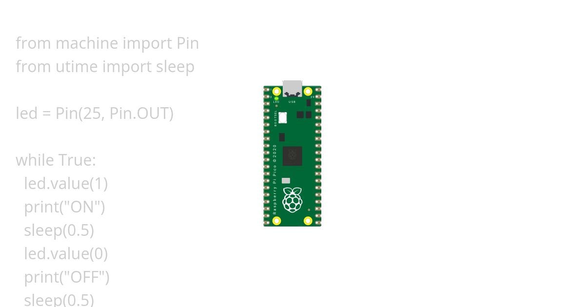 RP2_uPy-00_LED_Onboard simulation