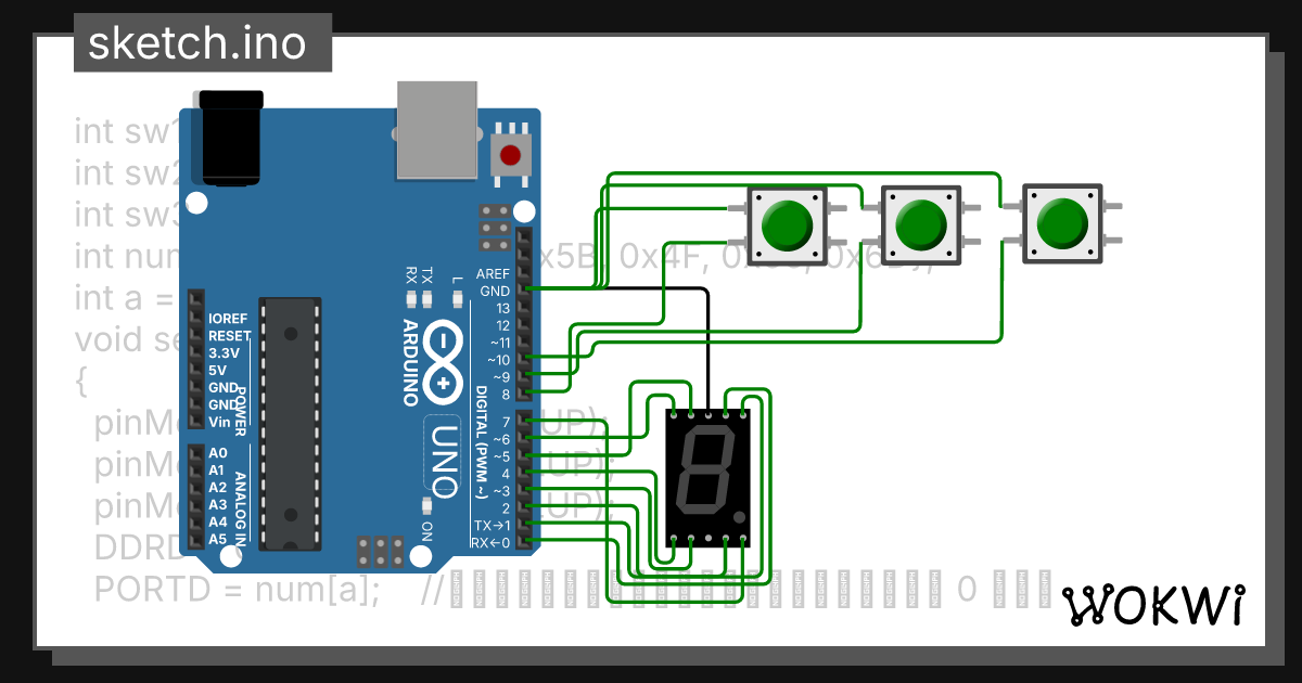 sketch.ino - Wokwi ESP32, STM32, Arduino Simulator