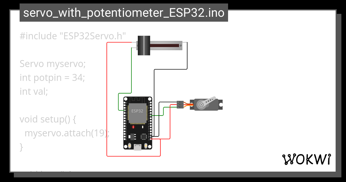 Servo With Potentiometer Esp Ino Wokwi Arduino And Esp Simulator My Xxx Hot Girl 6708