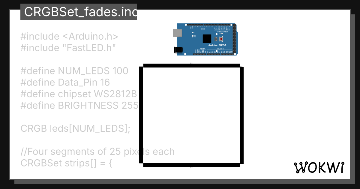 Crgbset fades ino wokwi esp32 stm32 arduino simulator