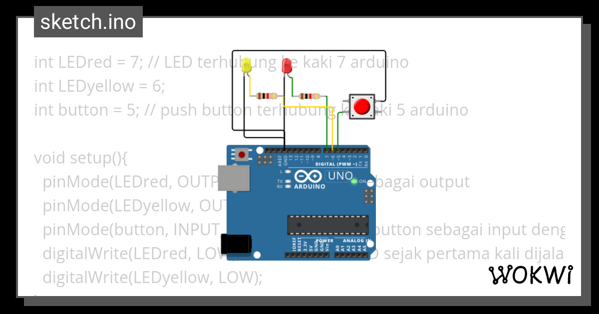 led-push-button-wokwi-esp32-stm32-arduino-simulator