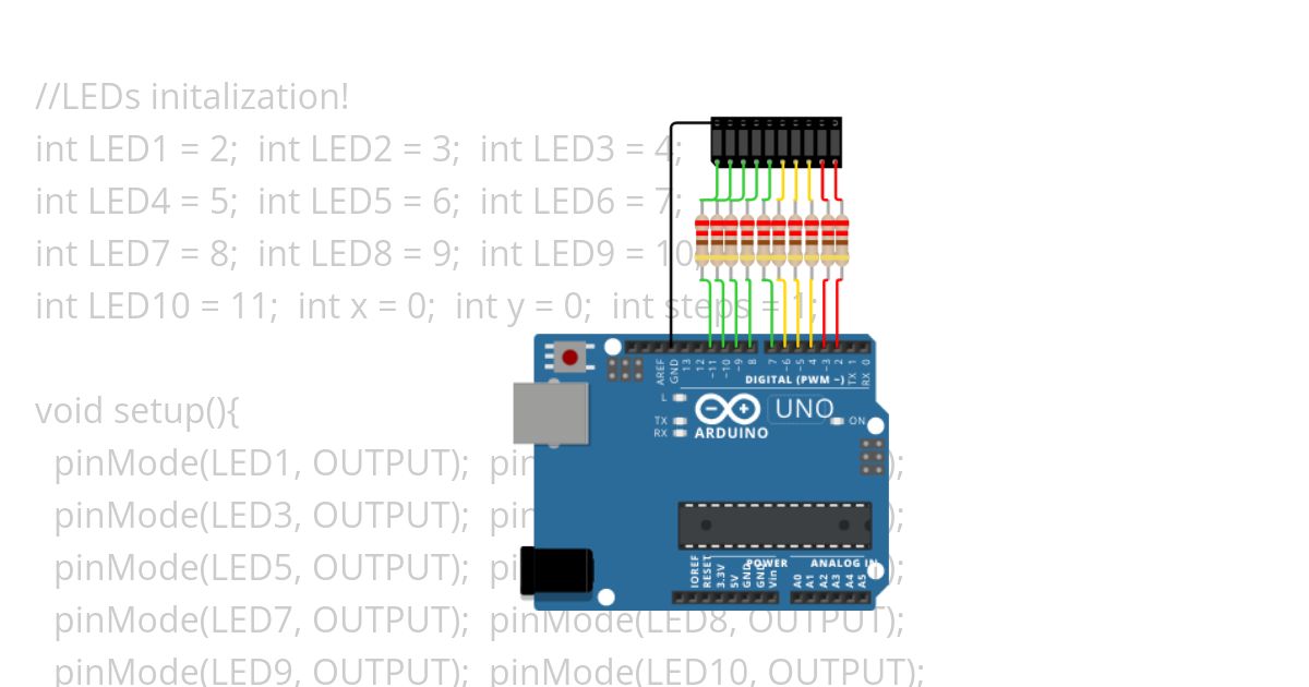 Random LEDs.ino simulation