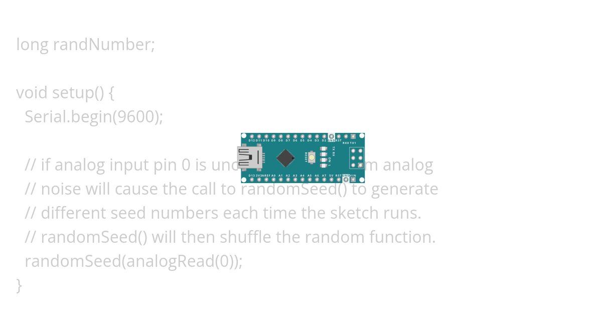 Random.ino simulation