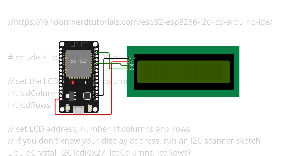 C++ LCD 16x2 I2C simulation