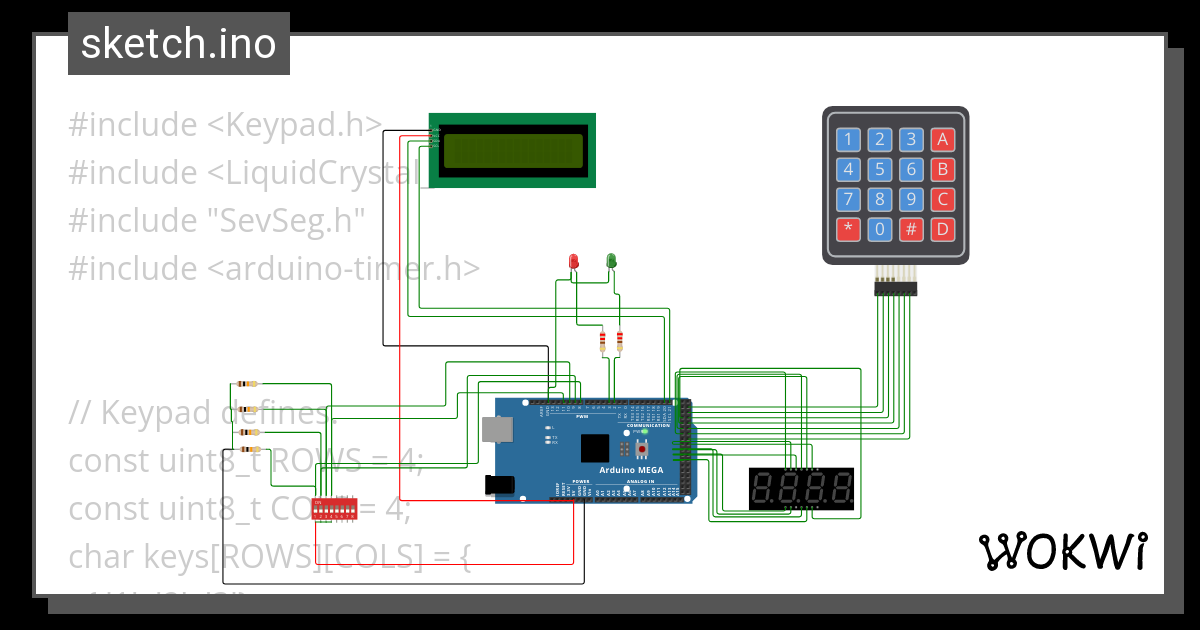 Simple Defuse - Wokwi ESP32, STM32, Arduino Simulator