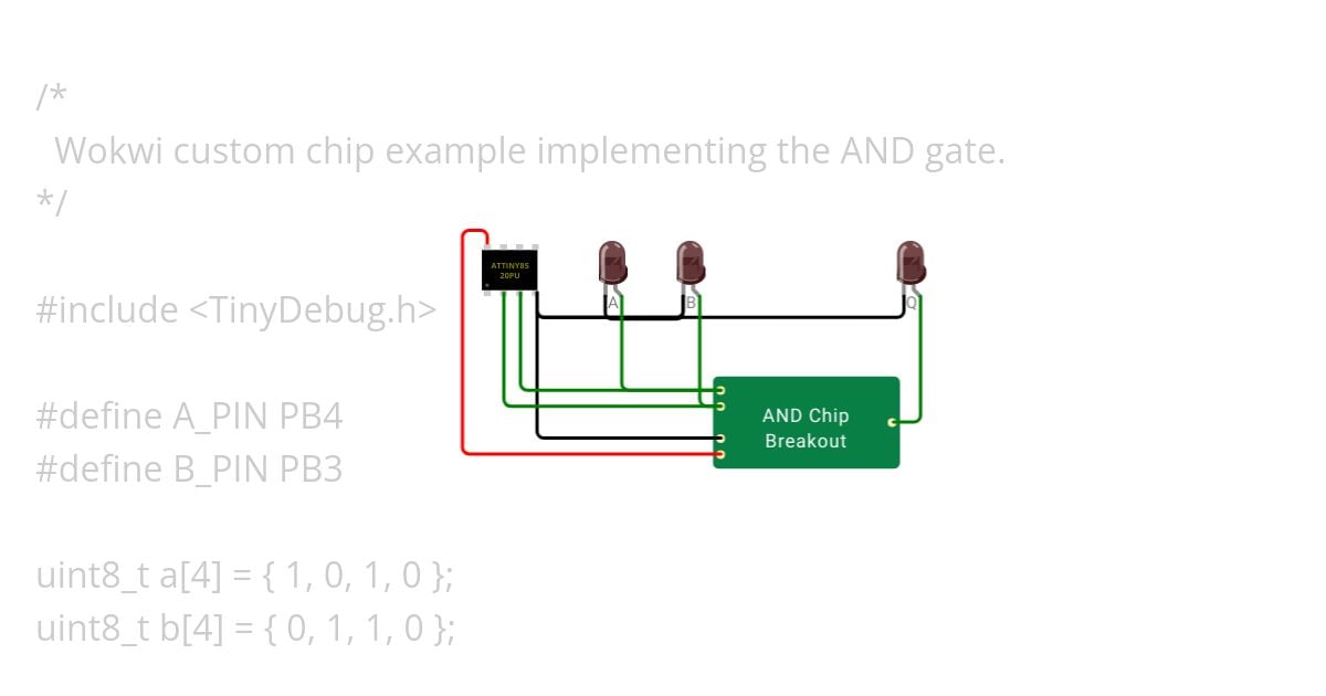 and-gate-chip.ino simulation