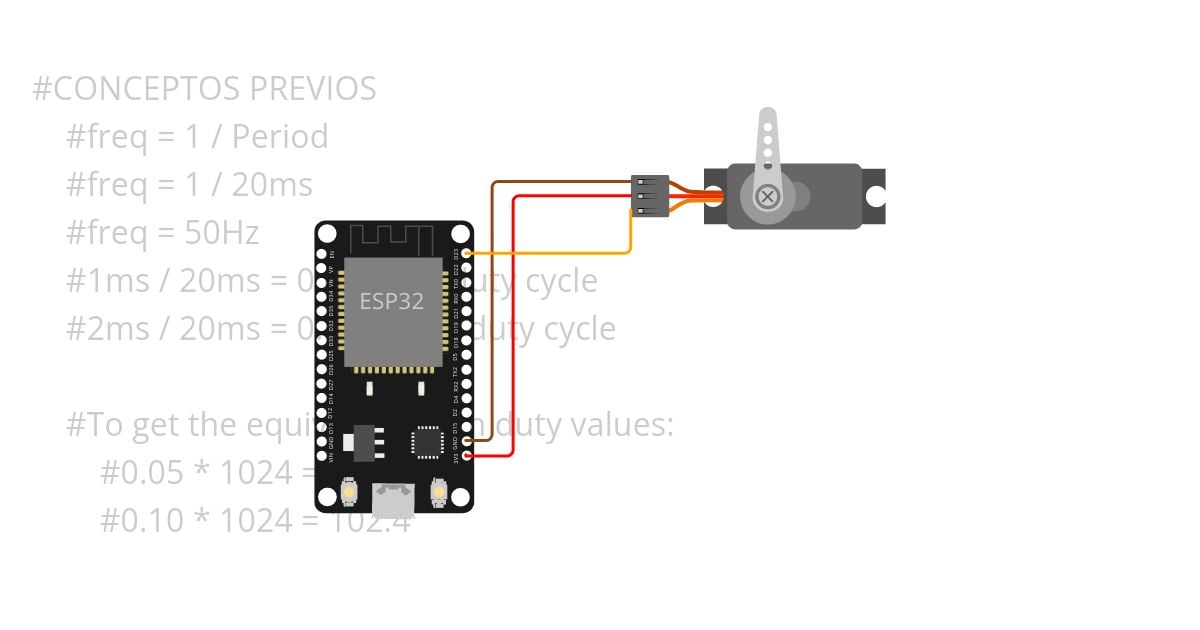 Servomotor, varias pruebas simulation