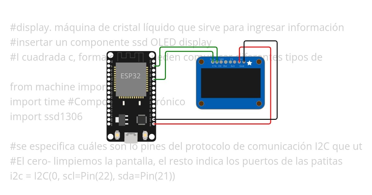 OLED display simulation