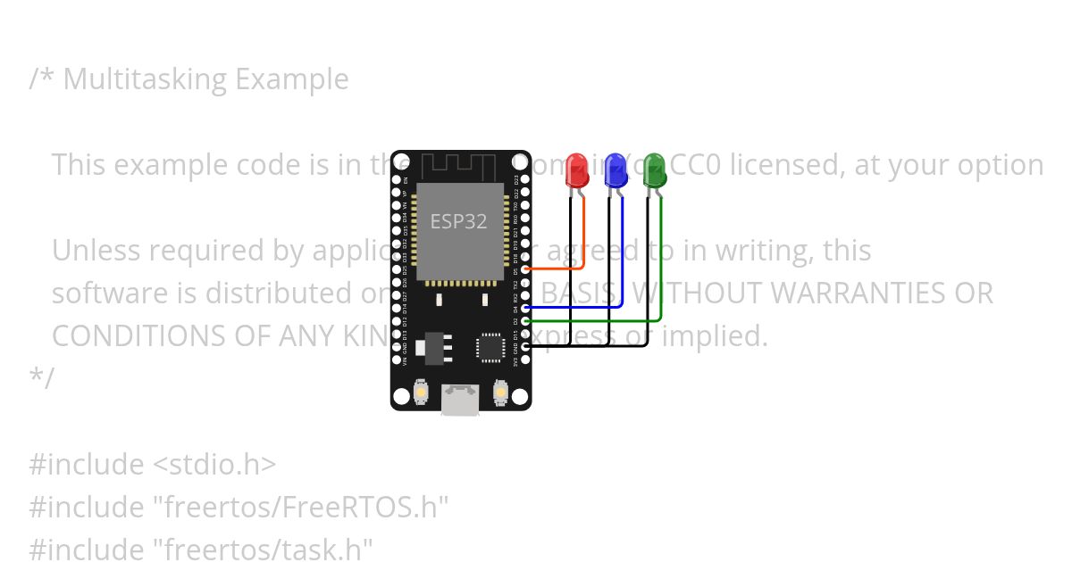 esp32-FreeRTOS-tasks.ino simulation