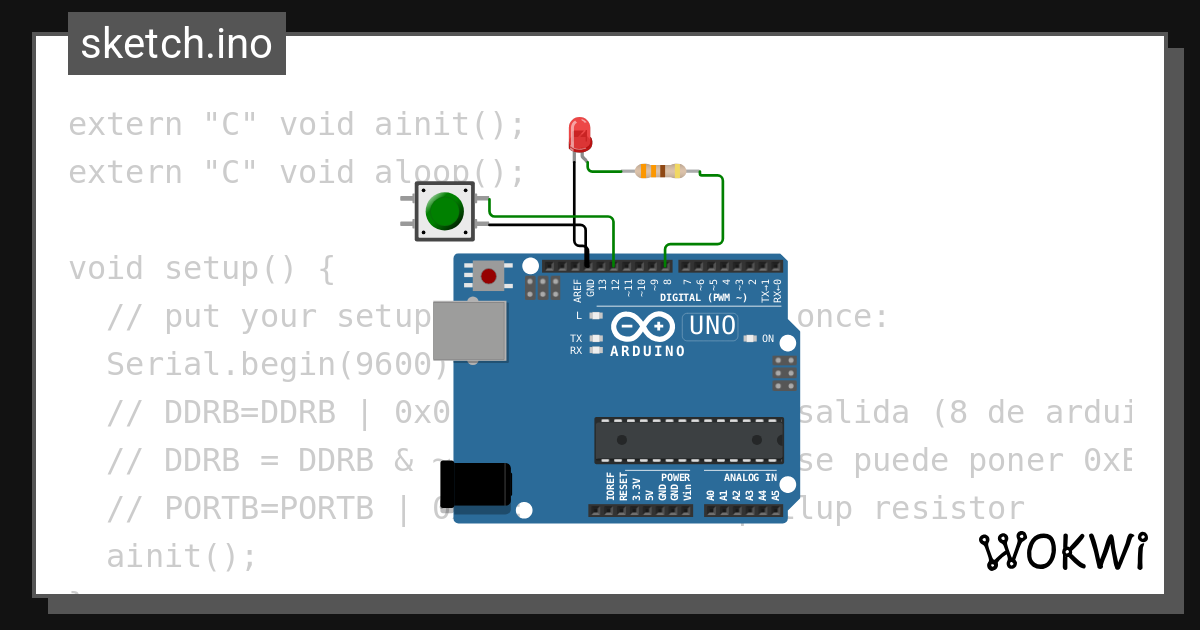 sketch.ino - Wokwi ESP32, STM32, Arduino Simulator