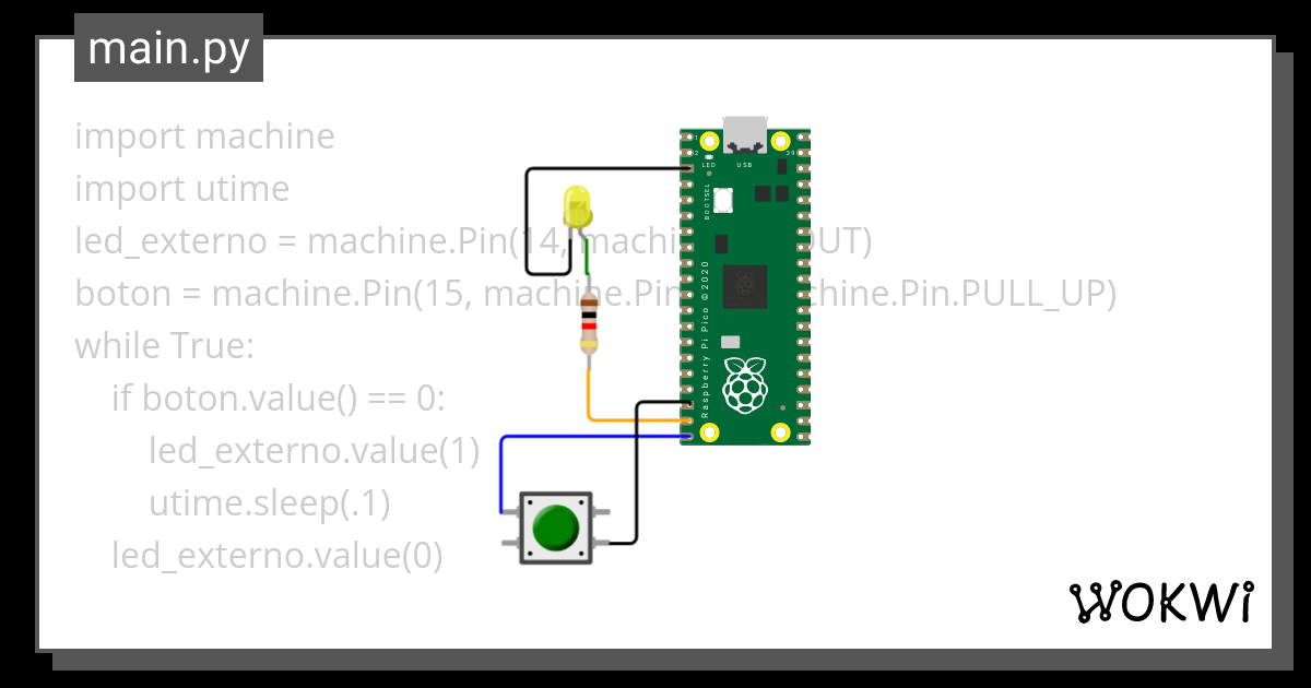 Led Push Button Wokwi Esp32 Stm32 Arduino Simulator 1678