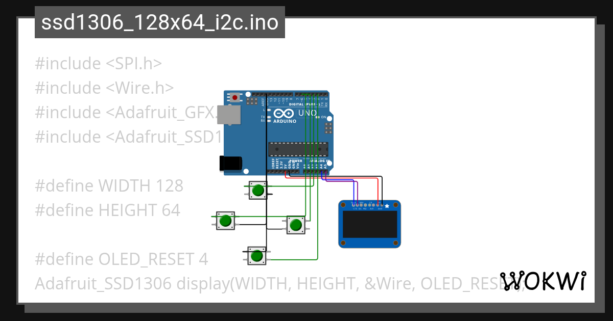 ssd1306_128x64_i2c.ino - Wokwi ESP32, STM32, Arduino Simulator