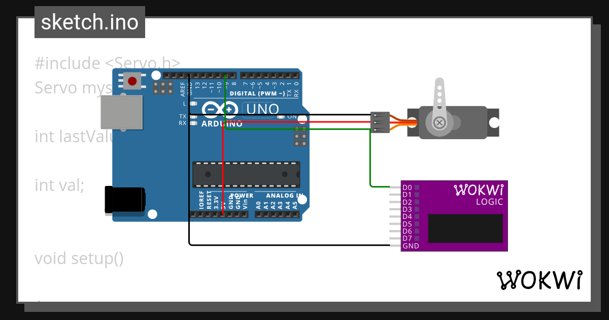 Aufgabe 3: Logic Anlayser nr.2 - Wokwi ESP32, STM32, Arduino Simulator
