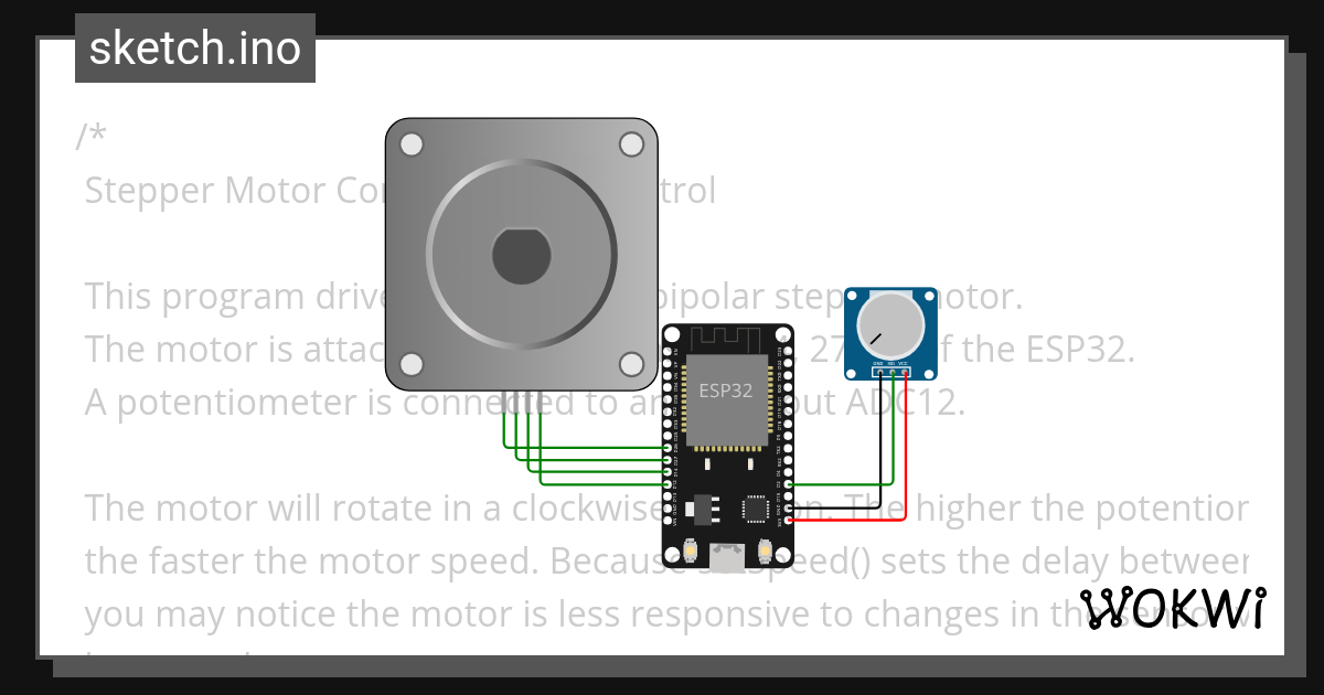 Wokwi - Online ESP32, STM32, Arduino Simulator
