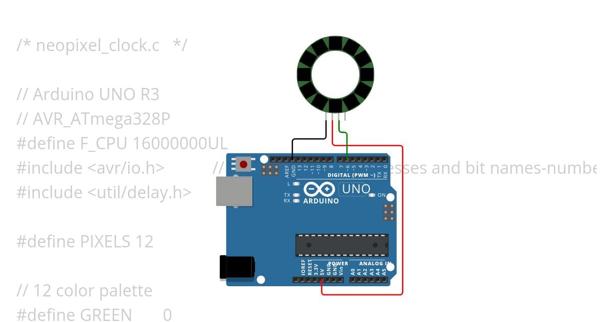 neopixel_clock simulation