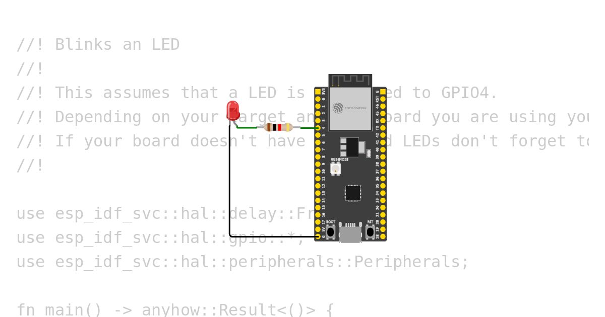 [esp32s2 | rust | std]  blinky simulation