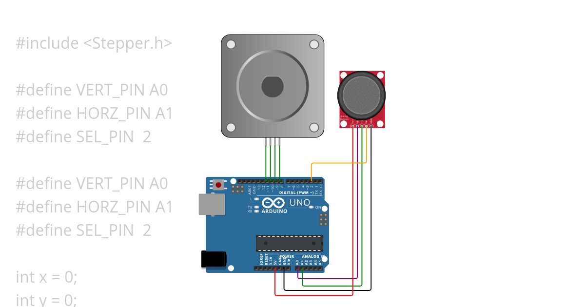 stepper-motor-example.ino simulation