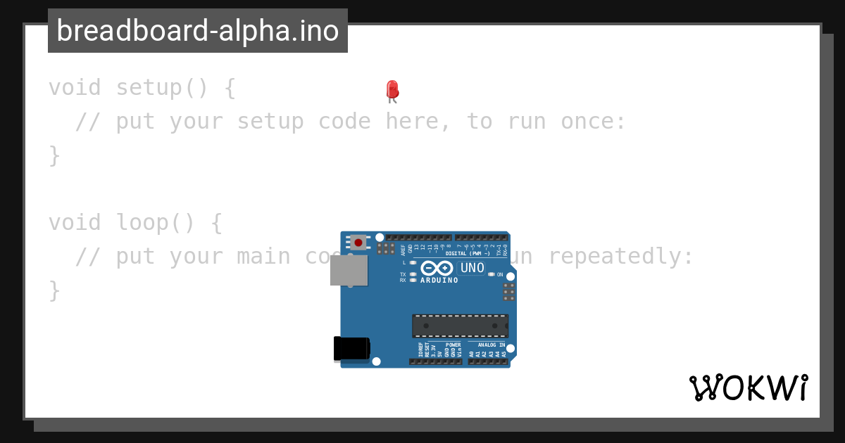 breadboard-alpha.ino - Wokwi ESP32, STM32, Arduino Simulator