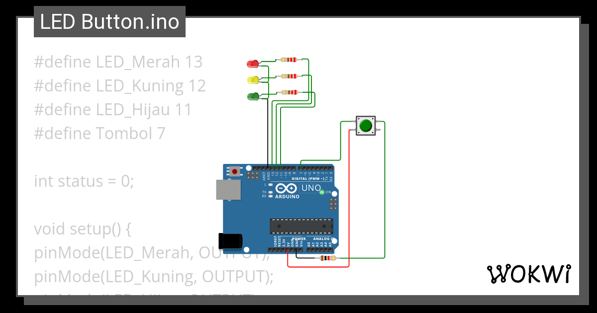 Wokwi Control Led Dengan Push Button Lenterabotstudio Wokwi Arduino And Esp Simulator Vrogue