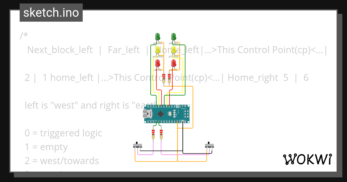 intermediate single signal nano - Wokwi Arduino and ESP32 Simulator