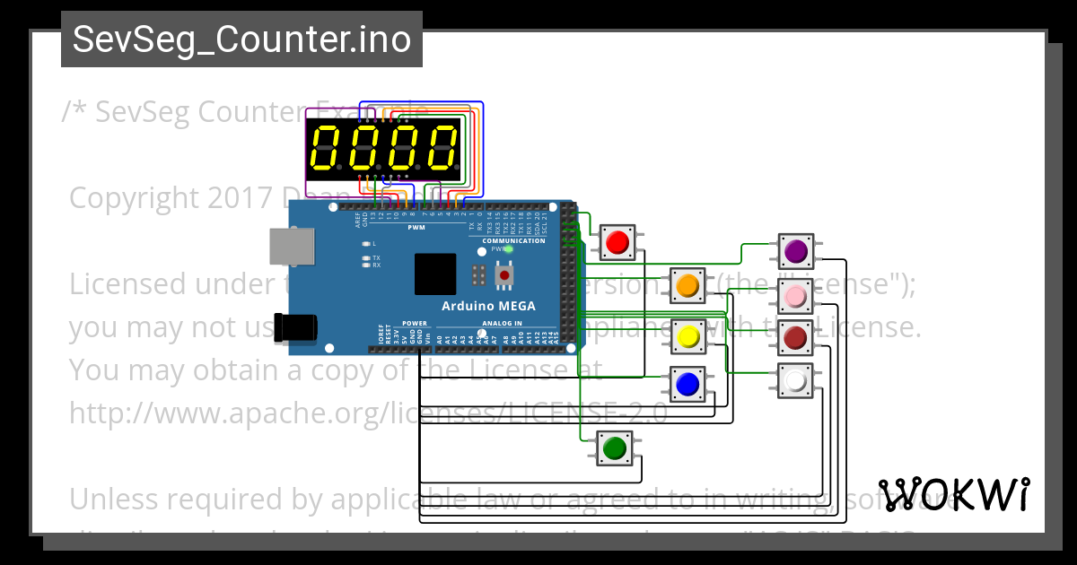 7seg Counter Ino Wokwi Esp32 Stm32 Arduino Simulator 6211