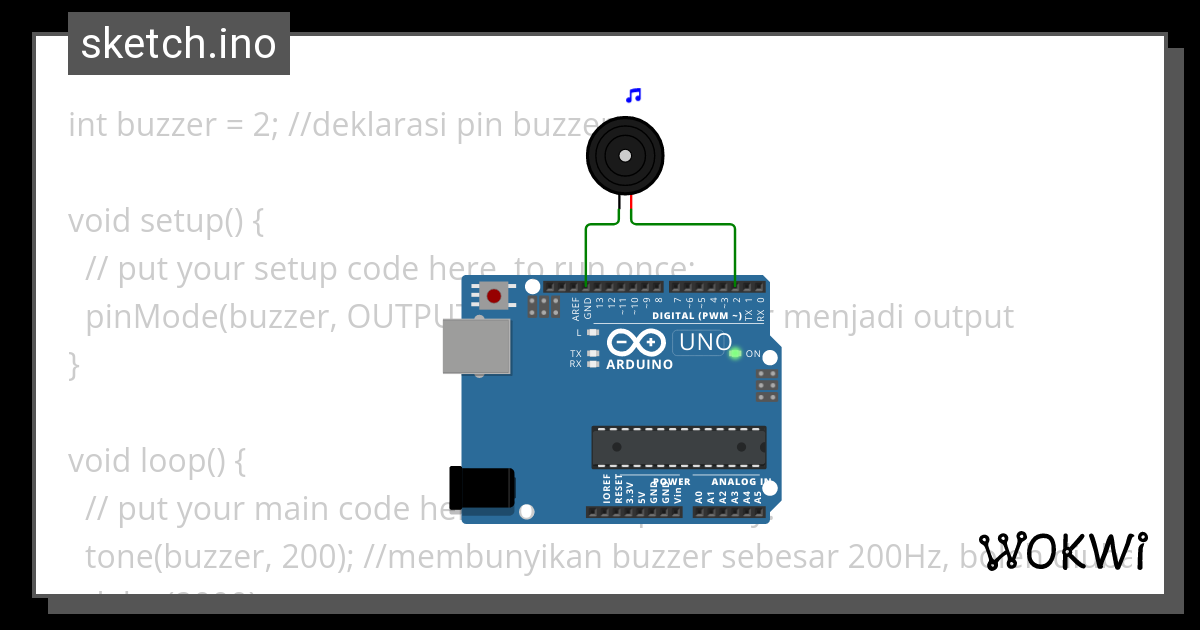 Buzzer Wokwi Esp Stm Arduino Simulator