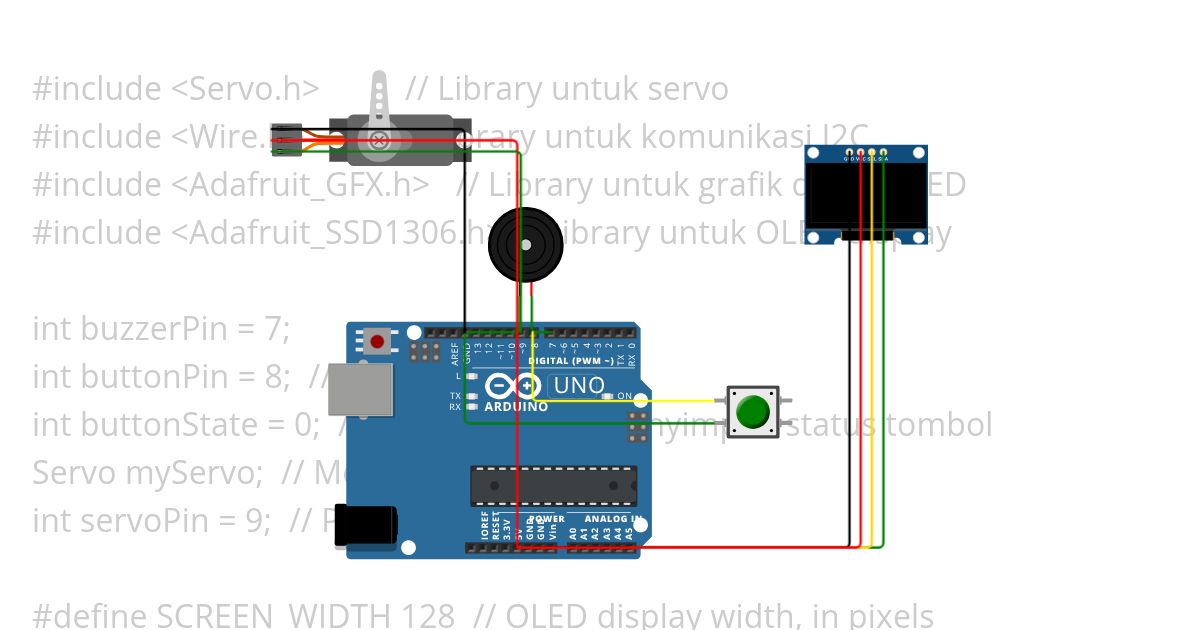 Buzzer KA Twinkle.ino simulation