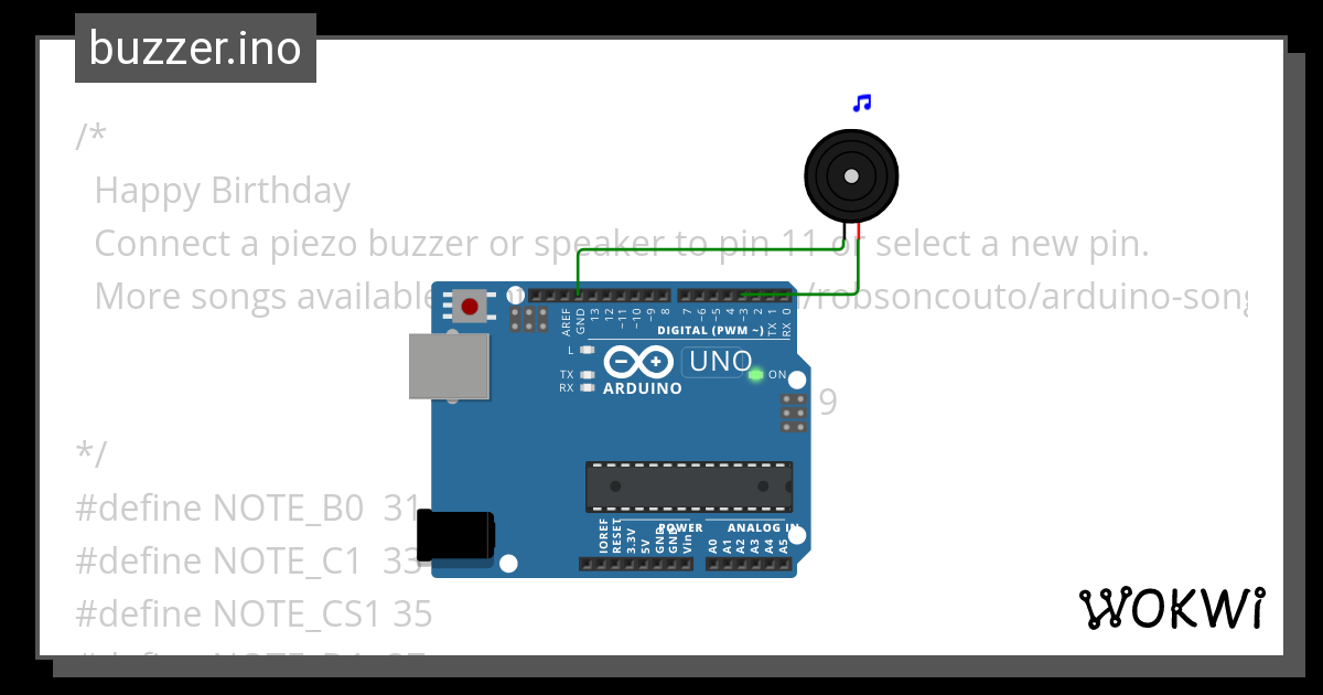 buzzer.ino - Wokwi Arduino and ESP32 Simulator