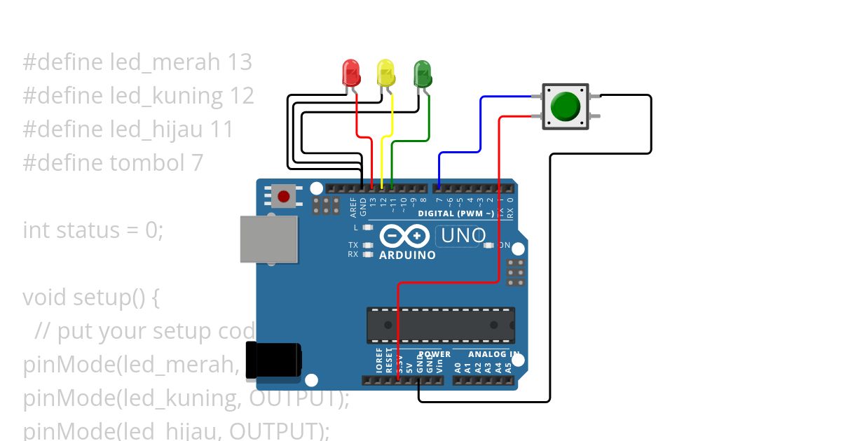 TRAFFIC_LIGHT.ino simulation