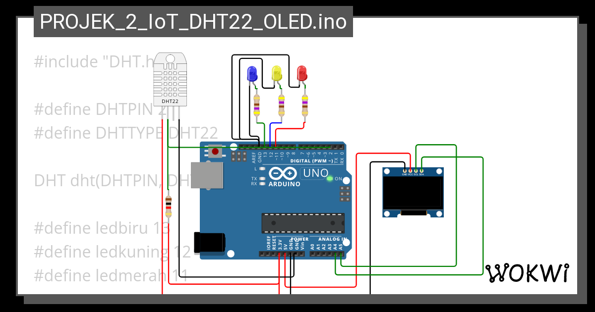 Projek Iot Dht Oled Ino Wokwi Arduino And Esp Simulator My Xxx Hot Girl 8852