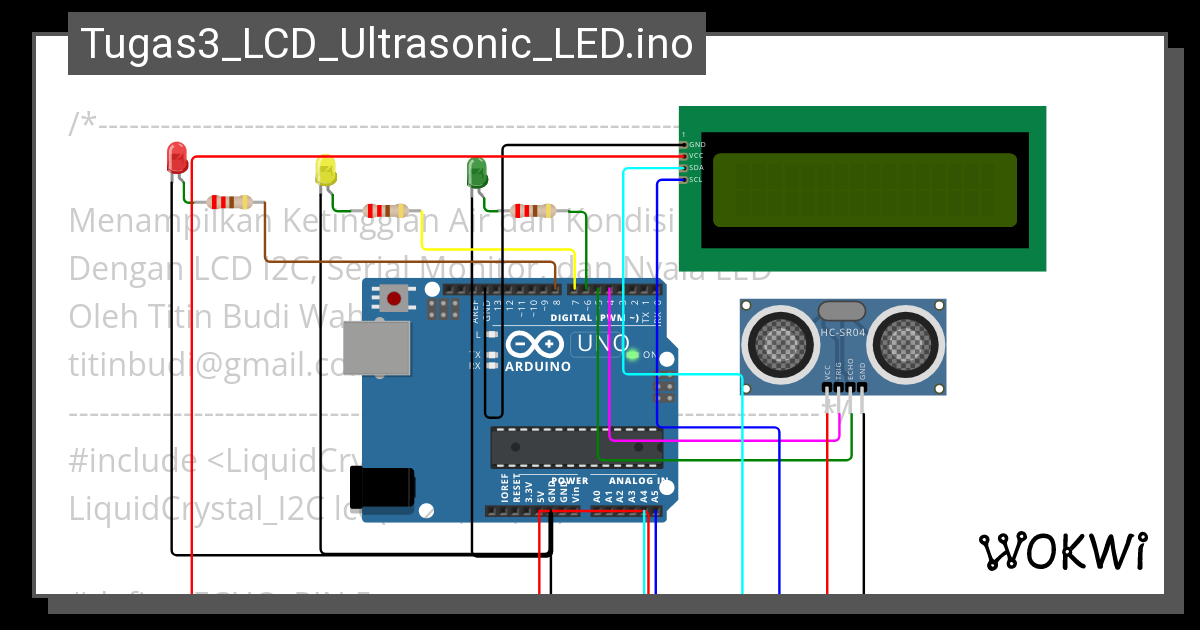 Tugas Lcd Ultrasonic Led Ino Wokwi Esp Stm Arduino Simulator My Xxx Hot Girl 9168