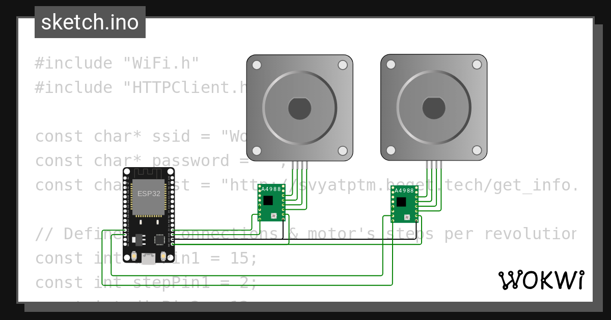 Wokwi online esp32 stm32 arduino simulator