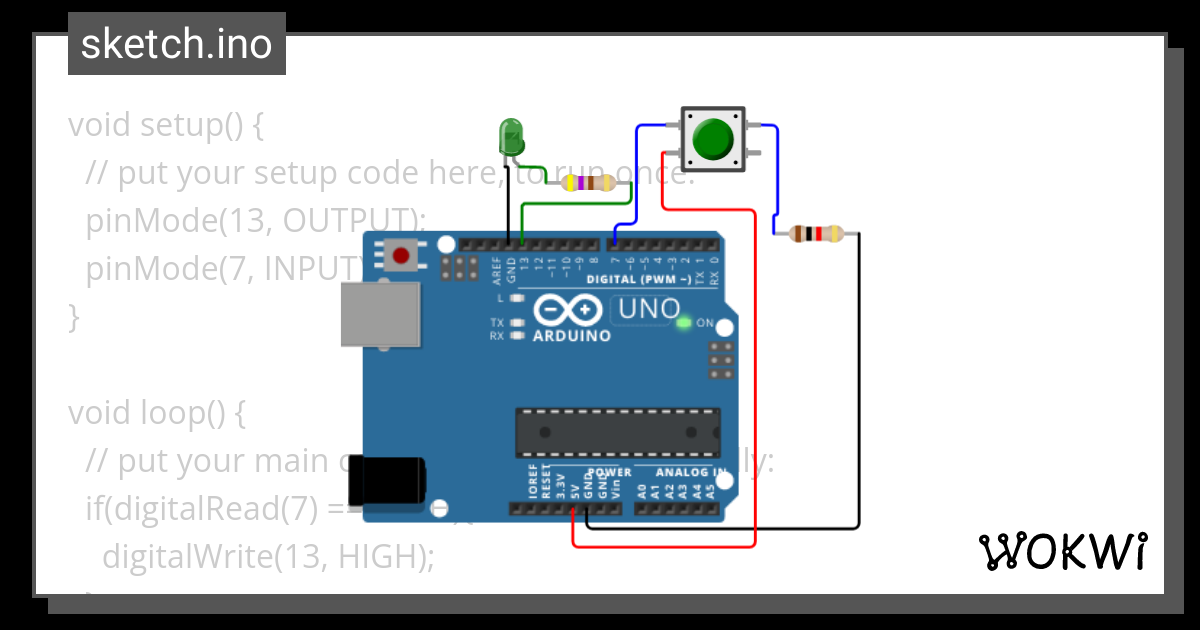 Led Push Button Wokwi Arduino And Esp Simulator Vrogue