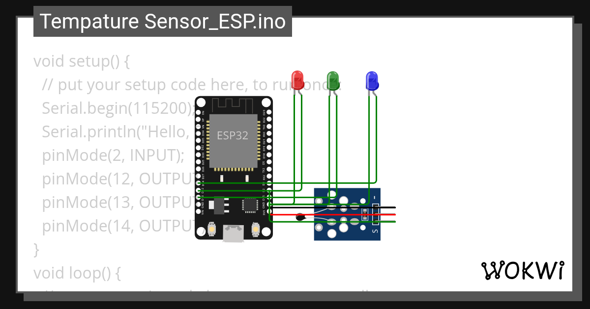 Tempature Sensor_ESP - Wokwi ESP32, STM32, Arduino Simulator