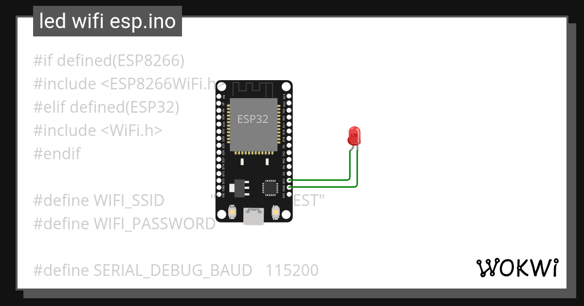 led wifi esp.ino - Wokwi ESP32, STM32, Arduino Simulator