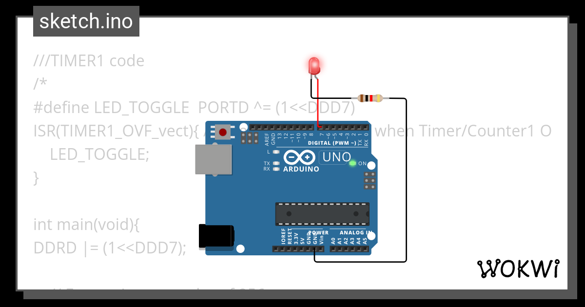 Timer Overflow - Wokwi ESP32, STM32, Arduino Simulator