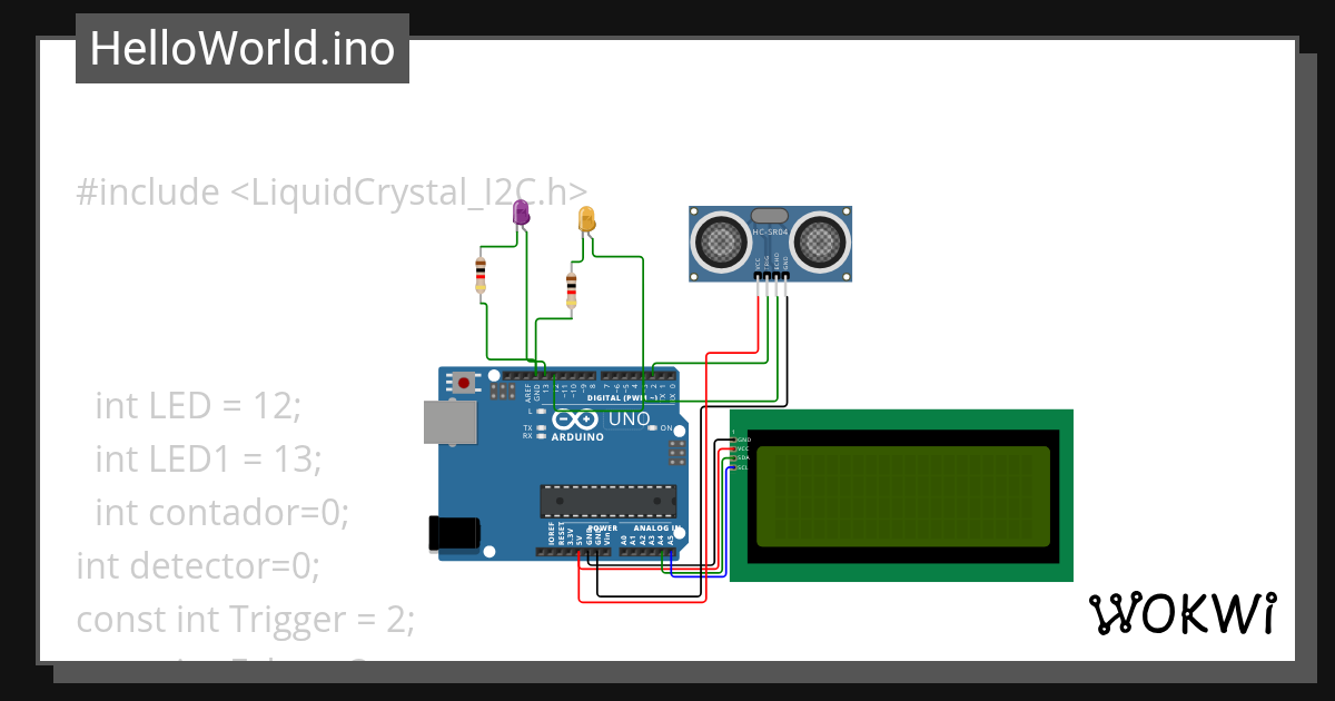 HelloWorld.ino - Wokwi ESP32, STM32, Arduino Simulator