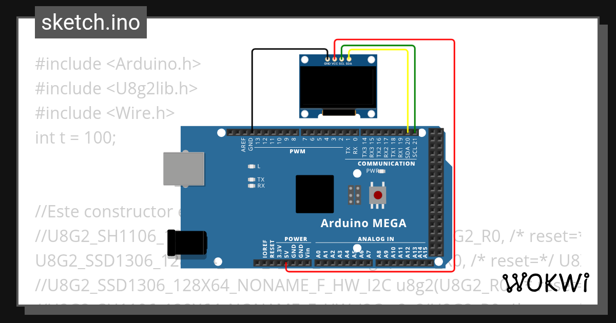 Oled_Arduino_mega - Wokwi ESP32, STM32, Arduino Simulator