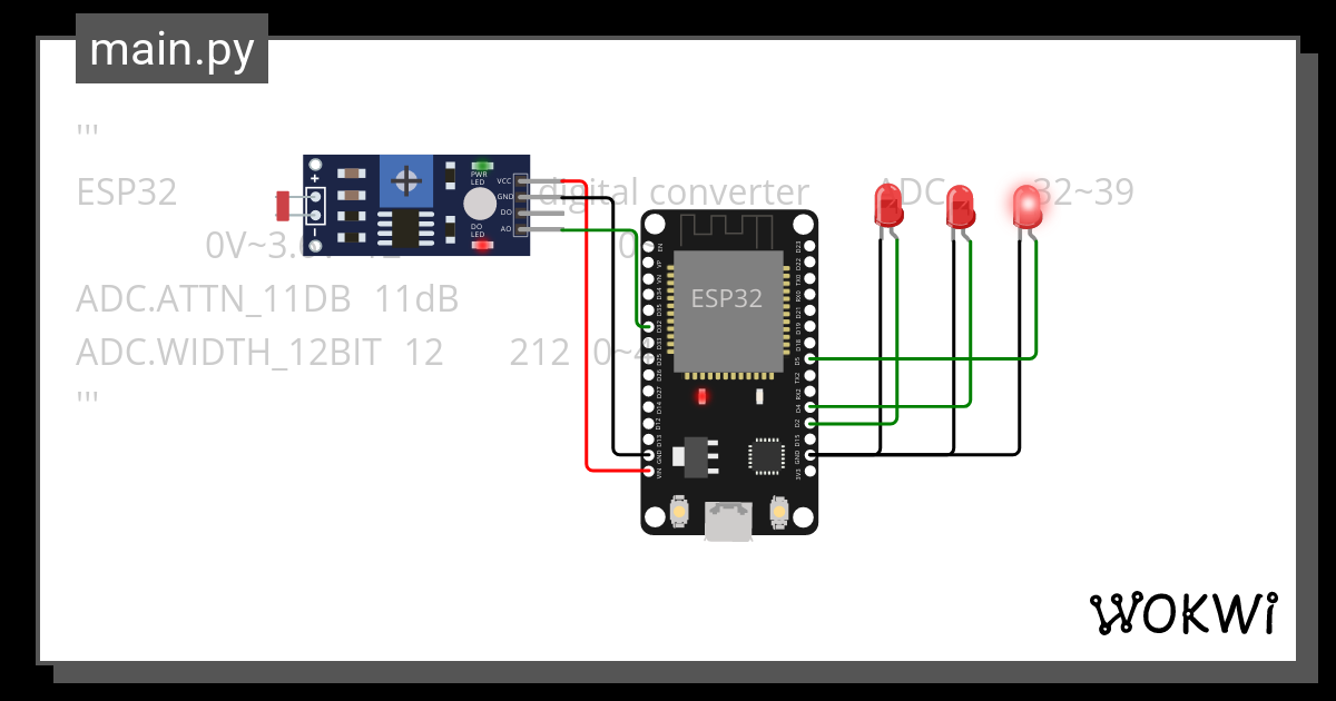 Ldr Sample Wokwi Esp32 Stm32 Arduino Simulator 7731