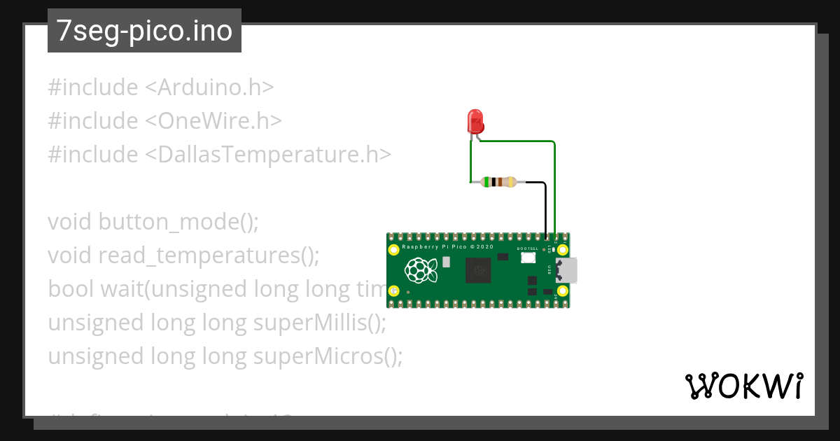 7seg-pico.ino - Wokwi ESP32, STM32, Arduino Simulator